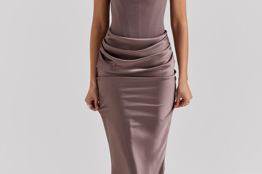 Eden | Polished Satin Gown