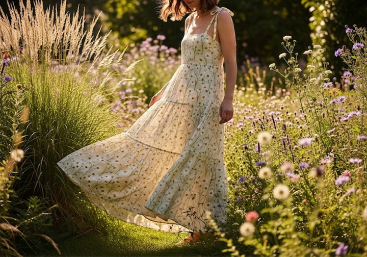 Floral Tiered Maxi Dress