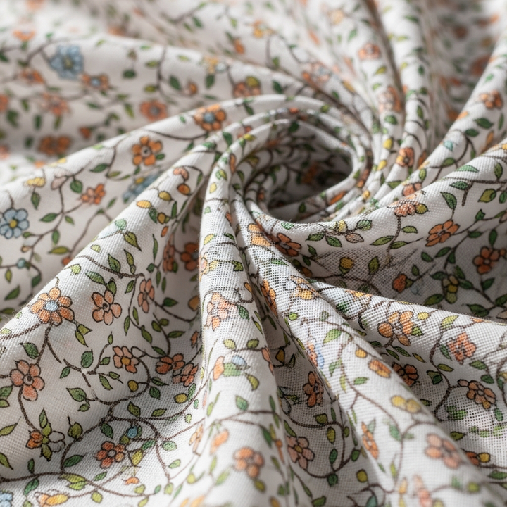 Floral Cotton Scarf