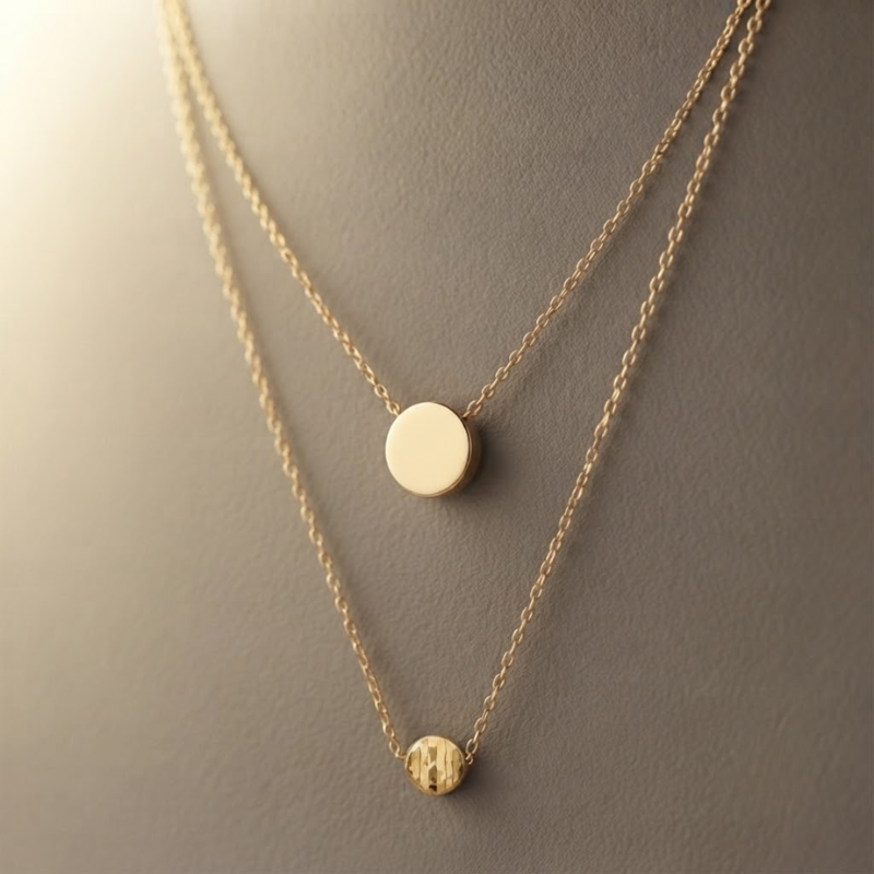 Layered Pendant Necklace