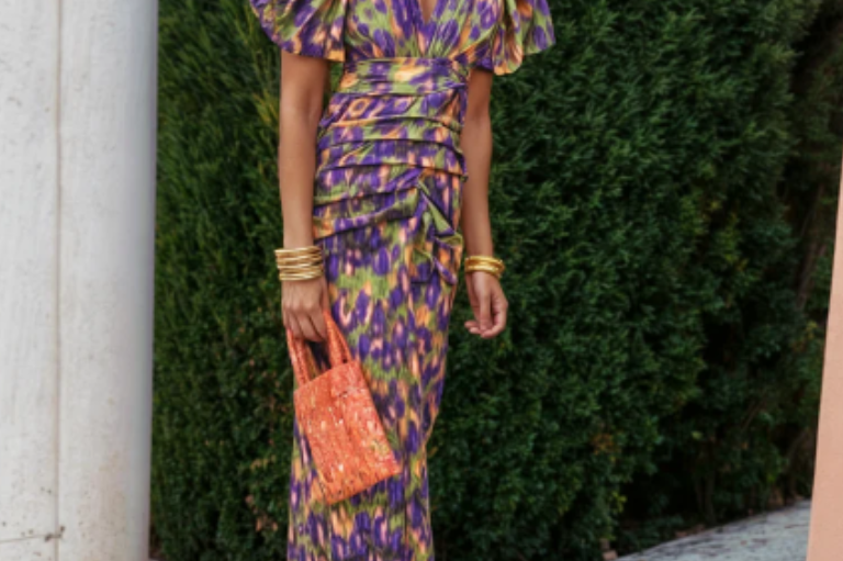 Ursula | Vivid Ruched Midi