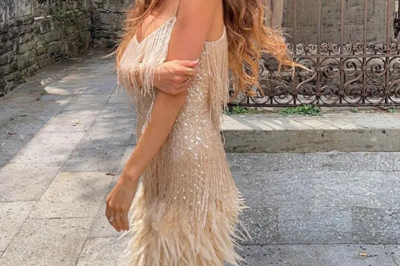 Malia | Playful Embellished Dress