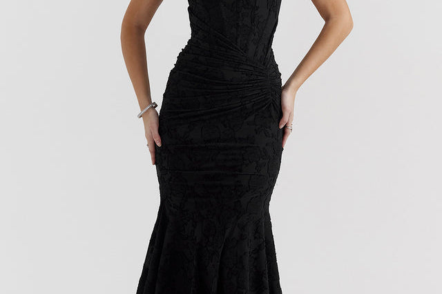 Victoria | Regal Draped Dress