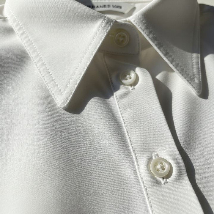 Cotton Poplin Blouse, fabric detail