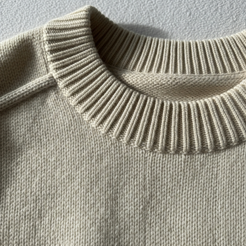Crewneck Knit Jumper, knit detail