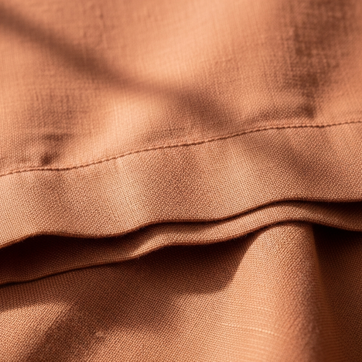 Linen Two-Piece Set, fabric detail