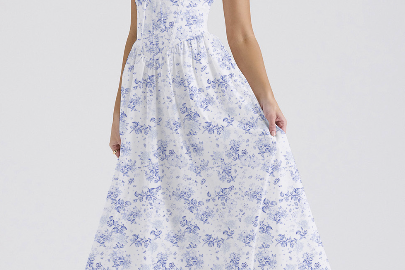Winry | Fresh Floral Midi
