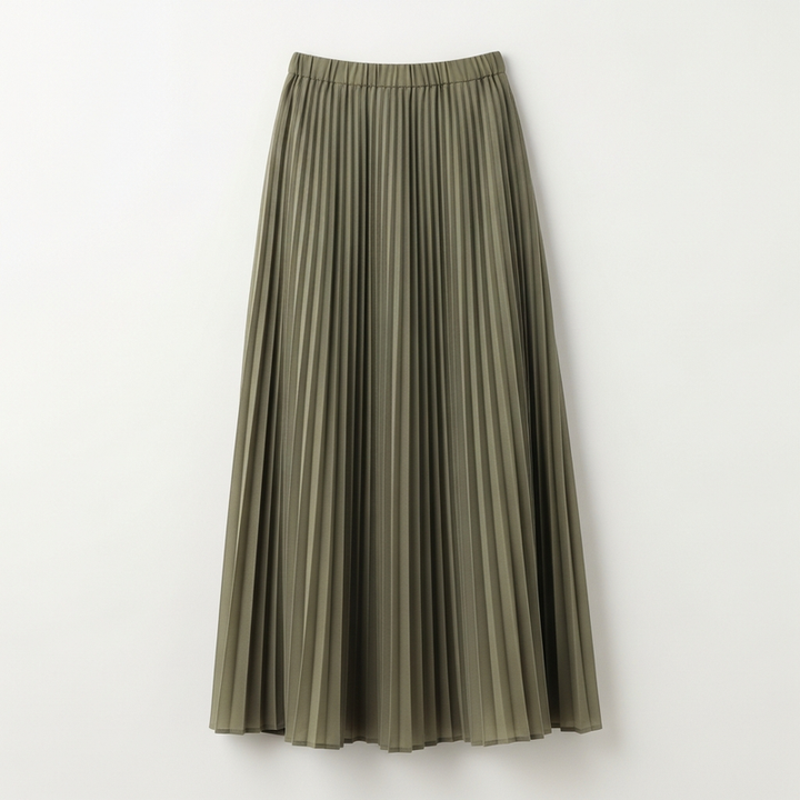 Pleated Midi Skirt
