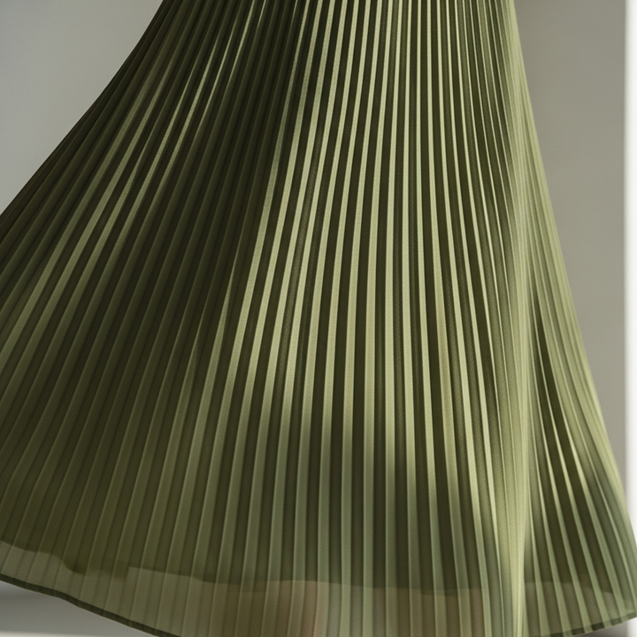 Pleated Midi Skirt, pleat detail
