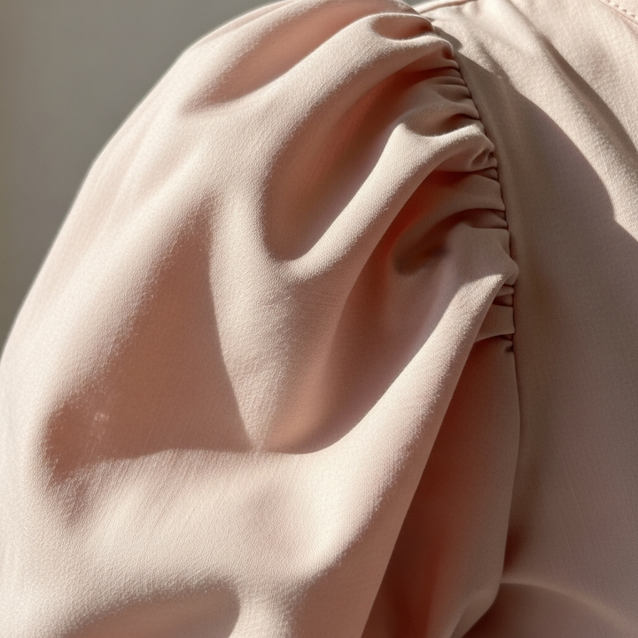 Puff-Sleeve Blouse, sleeve detail