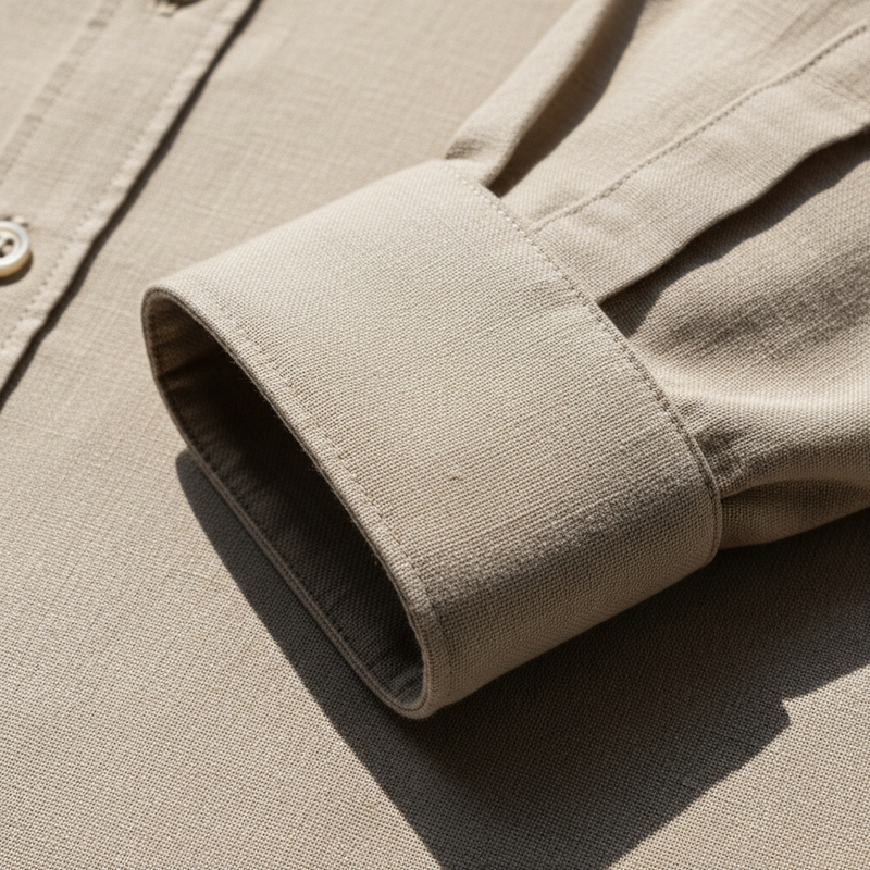 Relaxed Linen Shirt, fabric detail