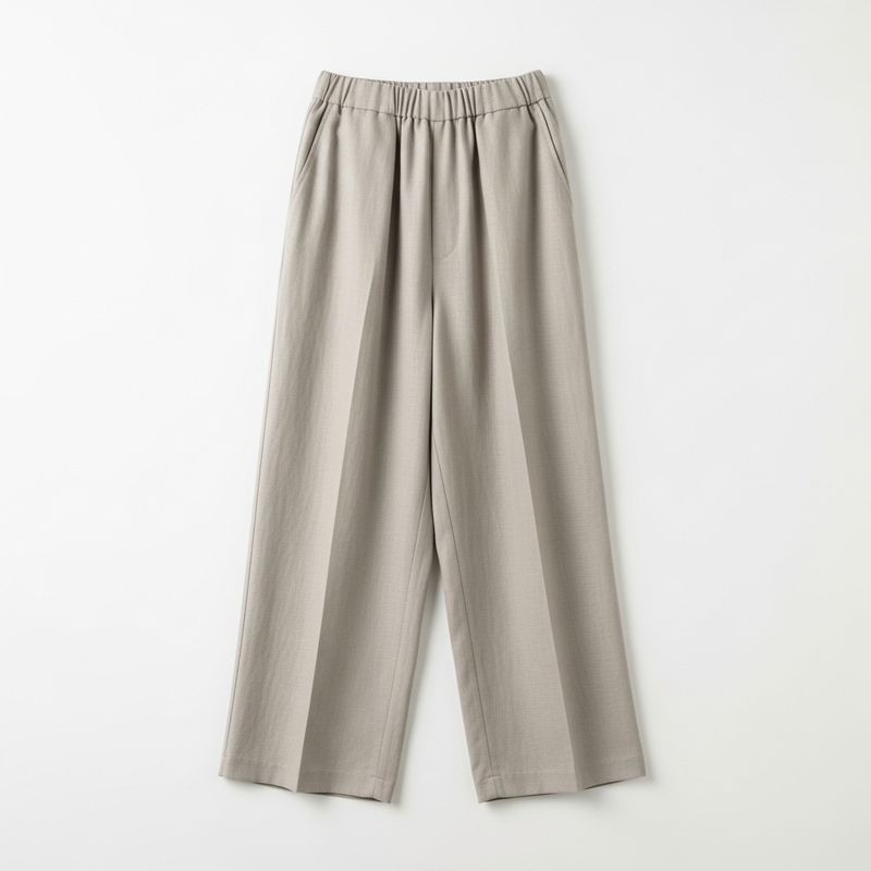 Wide-Leg Linen Trousers